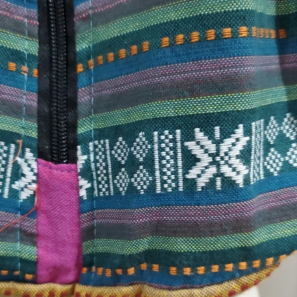 Colorful Bunny Rabbit Backpack Artisan Handmade Sustainable Mission Rafi Nova
